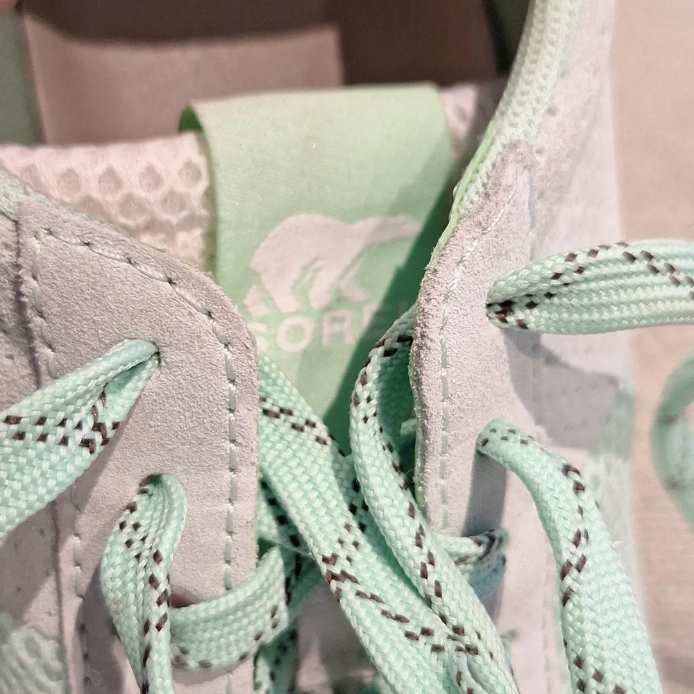 Sorel Kinetic Lite Lace Vivid Mint Style NL3516-399 Size 9.5